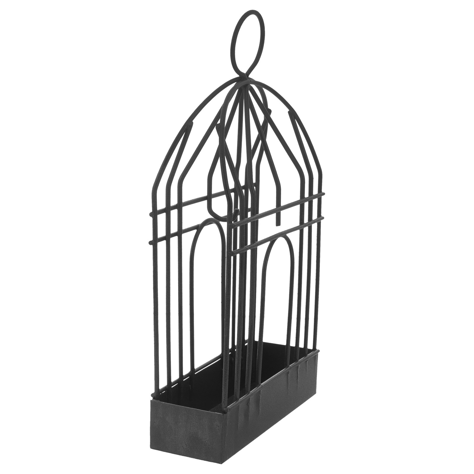 Incense Holder - Rak Hiasan Bentuk Sangkar Burung Besi