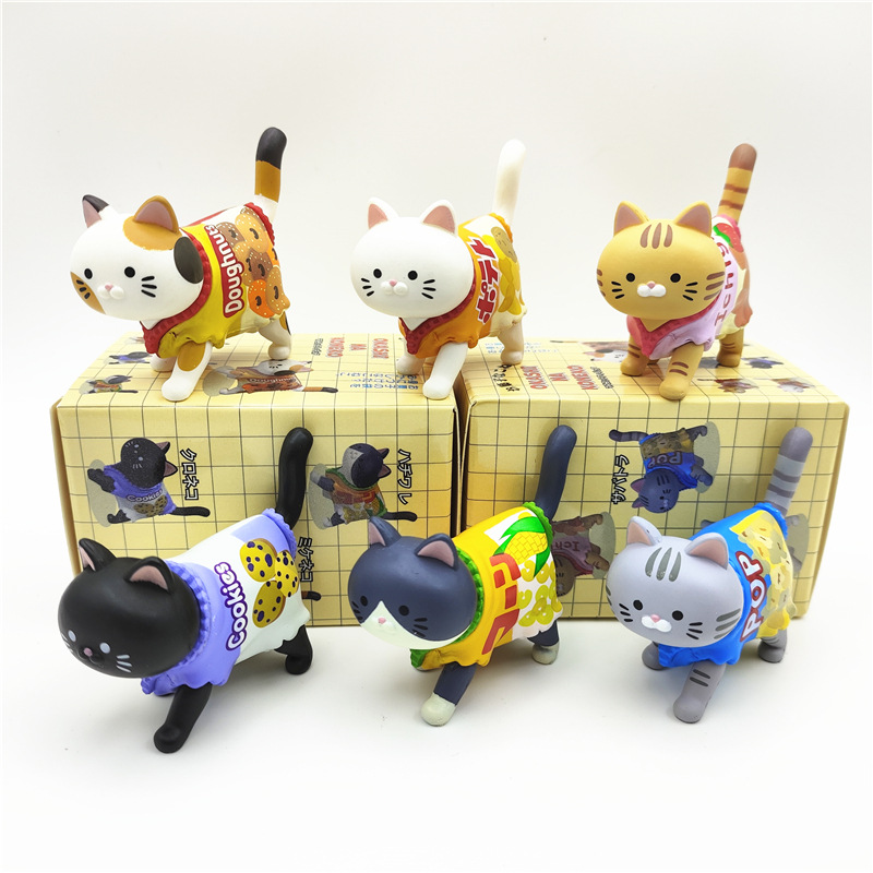 Japanese Snacks - Kotak Kejutan Kucing Lucu dengan Kemasan