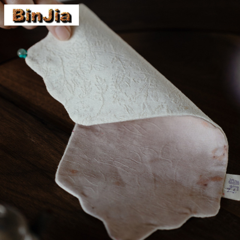 Alas Meja Teh Katun Linen Gaya - Japanese Tea ulasan dan harga