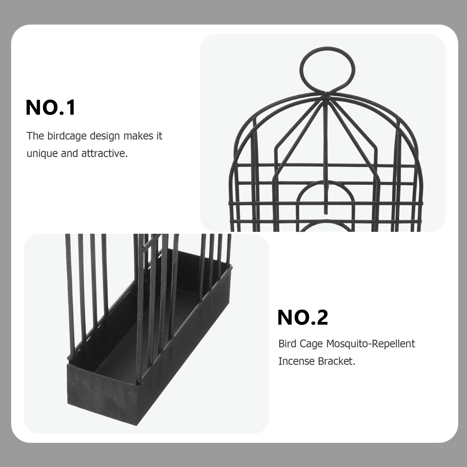 Rak Hiasan Bentuk Sangkar Buru - Incense Holder ulasan dan harga