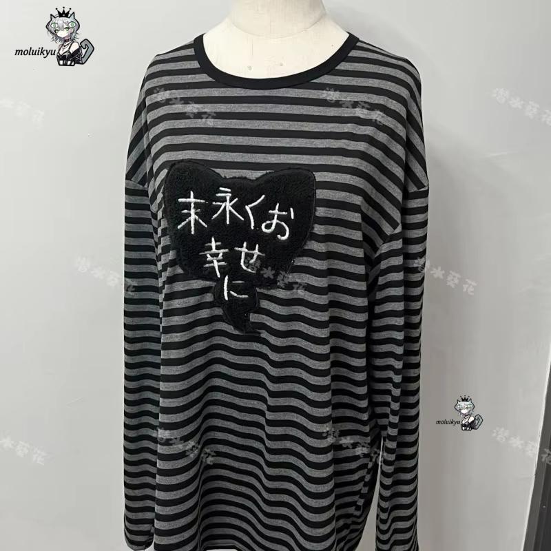 Kaos Lengan Panjang Kerah O Vi - Matcha ulasan dan harga