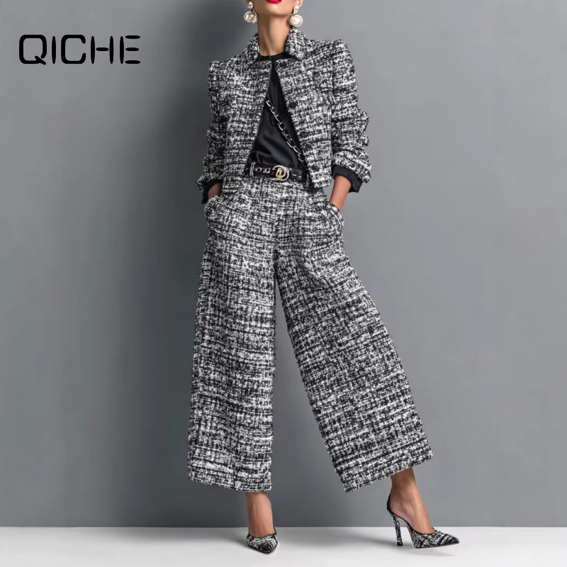 QICHE Setelan Wanita Eropa Ter - Matcha ulasan dan harga