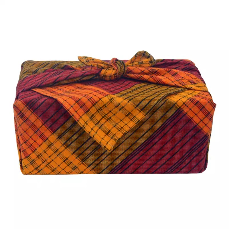 Taplak meja klasik motif kotak - Furoshiki ulasan dan harga