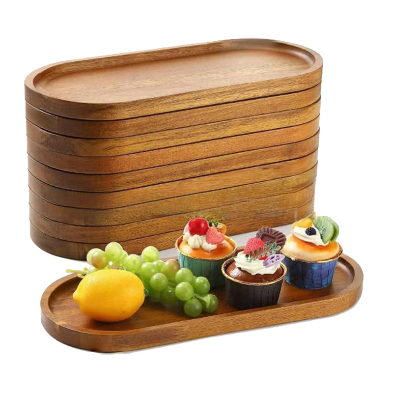 Piring kayu padat makanan penu - Japanese Snacks ulasan dan harga