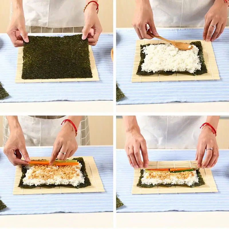 DIY bambu pembuat Sushi tikar  - Sushi Making Kit ulasan dan harga
