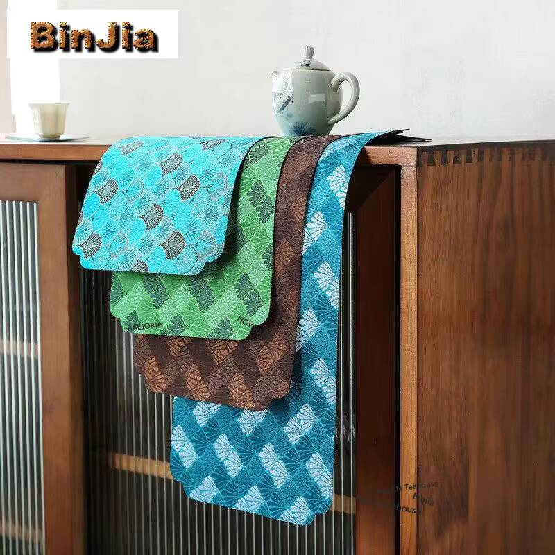 Alas Meja Teh dari Kain Busa K - Japanese Tea ulasan dan harga