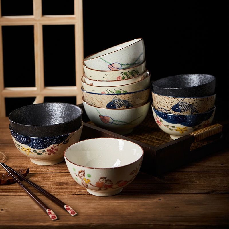 Mangkuk Nasi Keramik Gaya Jepa - Japanese Pottery ulasan dan harga